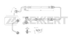 Шланг тормозной передний левый KIA CERATO 04- SPECTRA 04- bs-9559