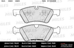 Колодки тормозные MERCEDES W164 (ML)/X164 (GL)/W211/W251 04> перед. SemiMetallic E100259