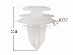 Клипса обшивки двери TOYOTA (1 шт.)