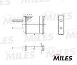 ACHM005 Радиатор отопителя CHEVROLET MATIZ/SPARK 0.8/1.0 98-05