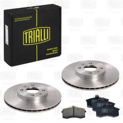 Комплект торм. дисков и колодок для а/м Лада 2112 R-14 перед. (BK 142)