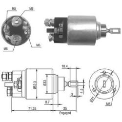 Реле втягивающее BMW 3 (E46) 320i (2000-2005) 46075