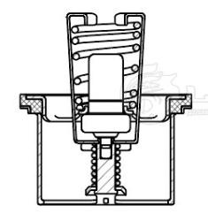 Термостат для а/м DAF XF 106 (12-)/XG (21-) 12.9D [MX-13] (85°С) (термоэл.) (LT 2806)