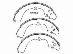 Колодки тормозные барабанные Subaru Forester 97-08 / Impreza 92-05