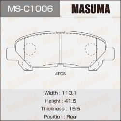 Колодки задние MS-C1006