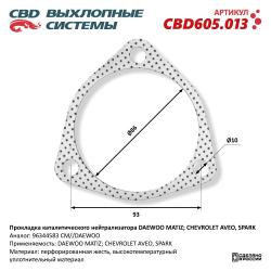 Прокладка каталитического нейтрализатора CBD605.013