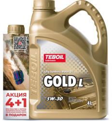 Масло моторное TEBOIL Gold L 5W-30, ПРОМО 4+1 3453935P