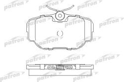 PBP981 Колодки тормозные дисковые