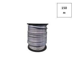 ТРОС СТАЛЬНОЙ В ПВХ оплетке 5-7 мм (6х7) 150м 1бобина FORTLUFT sts030479