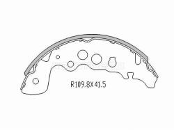 Колодки тормозные барабанные Suzuki Escudo 97-05 / Grand Vitara 97-05