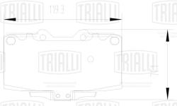 Колодки торм. для а/м Subaru Impreza WRX (00-)/Nissan Skyline (93-) диск. перед. (PF 2202)