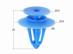 Клипса обшивки двери VAG (1 шт.)