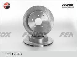 Диск тормозной NISSAN MURANO/INFINITI FX35/FX45 05- задний d 190мм. TB219343