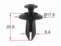 Клипса крепежная FORD (1 шт.)