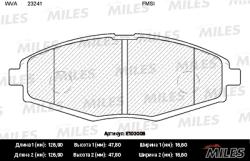 E100006 Колодки тормозные DAEWOO NEXIA/LANOS/MATIZ SOHC передние SemiMetallic