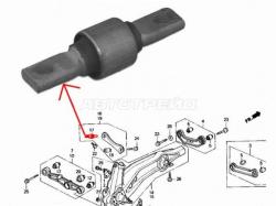 Сайлентблок Honda Civic 87-95 / Civic Ferio 91-95 / Domani 92-96 / Integra 89-00 (Зад)