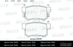 Колодки торм. HONDA ACCORD 2.0-2.4 АКПП 08-/CR-V II/FR-V 05- задние Ceramic E510187
