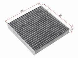 Фильтр салона JAGUAR XF 08-14/XJ 10- угольный