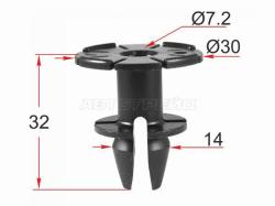 Клипса крепежная BMW/MINI (1 шт.)
