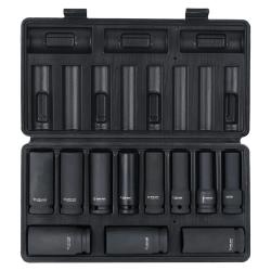 Набор головок ударных 1/2"DR L=78мм, 11пр. (10-26мм) пласт.кейс (ATAS408)