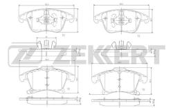 Колодки торм. диск. передн. Ford Galaxy 15- Mondeo V 14- S-Max 15- bs-1363