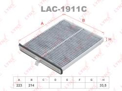 Фильтр салонный угольный MAZDA 3(BM/BN) 13> / 6(GJ) 12> / CX-5(KE) 11> LAC-1911C