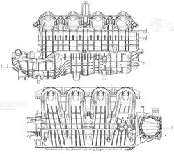 Коллектор впускной для а/м VW Tiguan (16-)/Skoda Octavia (12-) 1.4T [CZDA,CZEA] (LIM 1801)