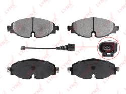 Колодки тормозные AUDI A3/SKODA OCTAVIA/VW GOLF 12-/PASSAT 14- передние BD-8043