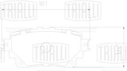 Колодки торм. для а/м Toyota RAV 4 (18-) диск. зад. (PF 2557)