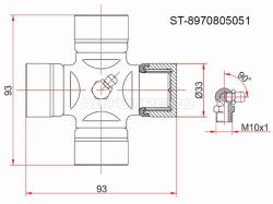 Крестовина ISUZU ELF NLR85