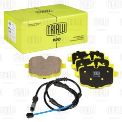 Колодки торм. для а/м BMW 5 (G30) (16-)/7 (G11) (15-) диск. зад. (с датч.) (керам.) (PF 4240CR) PRO