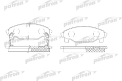 PBP1009 Колодки тормозные дисковые