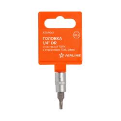 Головка 1/4" со вставкой TORX с отверстием TX15, L=38мм (ATAP041)