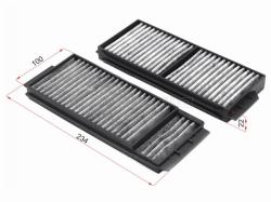 Фильтр салона MAZDA 3 03-09/ MAZDA 5 05- угольный