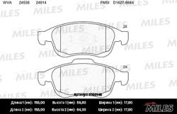 E100146 Колодки тормозные RENAULT DUSTER 10-/FLUENCE 10-/MEGANE III 08- пер.SemiMetallic