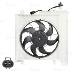 Э/вентилятор охл. для а/м Peugeot 107 (06-)/Citroen C1 (06-)/Toyota Aygo (05-) (с кожух.) (LFK 2017)
