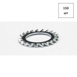 Шайба стопор. D 25,0 DIN 6798 А оц. 150шт FORTLUFT sts027921