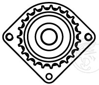 Насос водяной для а/м Nissan Maxima (99-) 2.0i/3.0i [VQ20DE/VQ30DE] (LWP 1408)