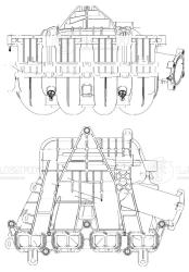 Коллектор впускной для а/м Mazda 6 (13-)/CX-5 (15-) 2.5i (LIM 2501)