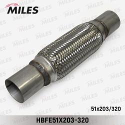 HBFE51X203-320 Труба гофрированная универсальная 51X320 (203-320)