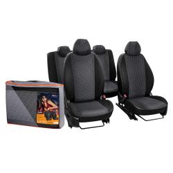 Чехлы для Lada X-RAY, "Лима", 12 пред., задн.спин. 1/3, жаккард-кожзам, черн. (ACCS-L-43)