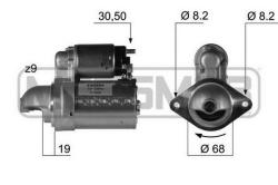 Стартер DAEWOO NEXIA/LACETTI/LANOS/OPEL 0.8кВт 220354