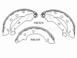Колодки тормозные барабанные Renault Kangoo 97-03