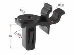 Клипса упора капота TOYOTA/LEXUS (1 шт.)