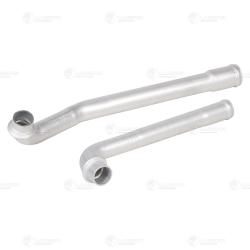 Патрубки рад. отоп. для а/м Лада 2190 Гранта FL (18-) (алюм. кмпл, 2шт.) (LPKh 0195)