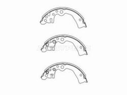 Колодки тормозные барабанные Nissan March 02-22 / Note 05-20