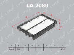 Фильтр воздушный HONDA CR-V IV 2.0 12> LA-2089