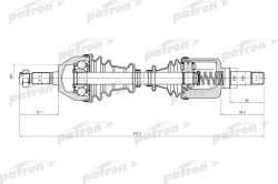 PDS0010 Полуось