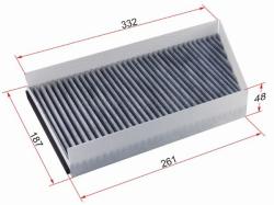 Фильтр салона MERCEDES CL203 01-08/W203 00-06/S203 01-07 угольный