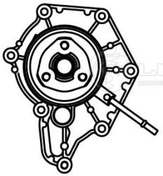 Насос водяной для а/м Audi A8 (10-)/Q7 (15-) 3.0TFSi регулируемый (LWP 1856)